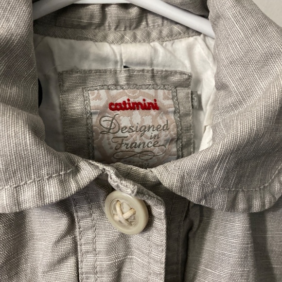 Designer Catimini jacket/ coat linen and cotton 5 years - Picture 3 of 7